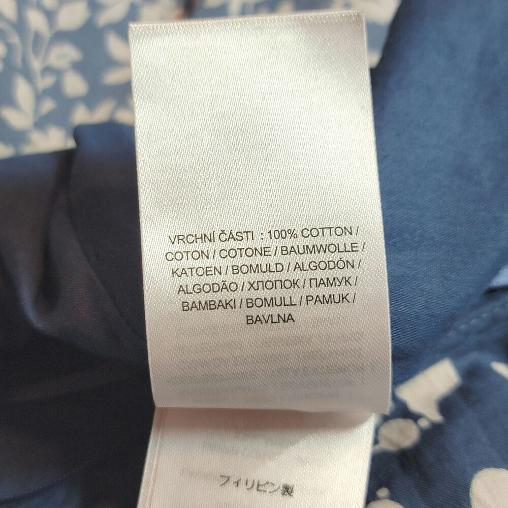 Ralph Lauren Floral Cotton Tiered Ruffle Hem Maxi Skirt Blue White 16 Romantic - Picture 12 of 14